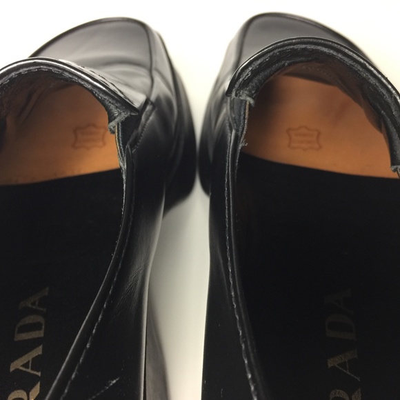 Authentic Prada women's Black shoes size 5.5 stock #69 - Picture 5 of 15